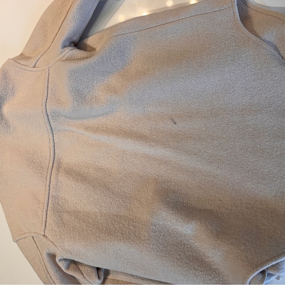 Wilfred Sandstone Button-Front Utility Shacket - Picture 4 of 4